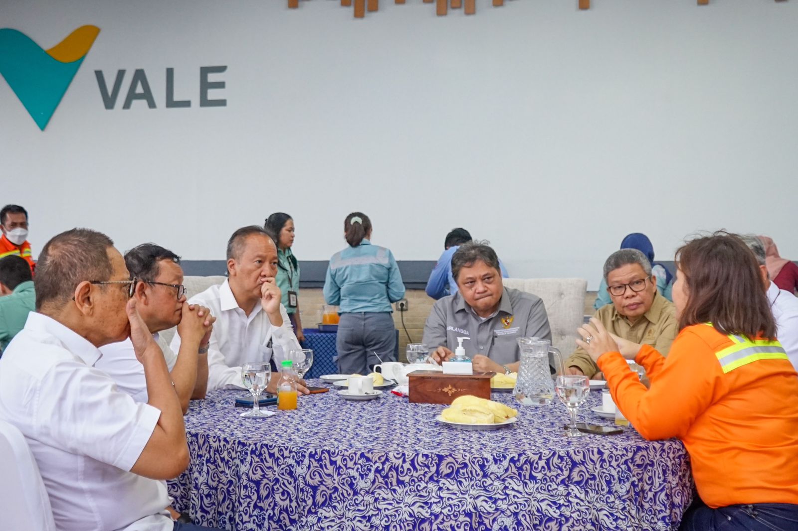 Taufan Pawe Dampingi Airlangga Hartarto dan Agus Gumiwang Kunker ke PT Vale Sorowako